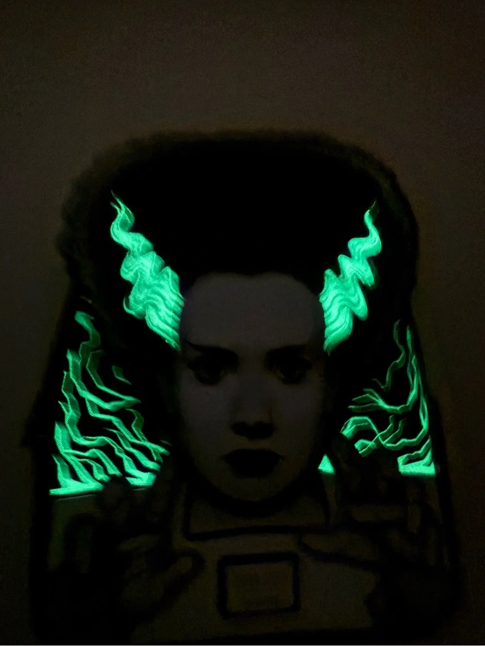Loungefly Black & White Bride of Frankenstein Backpack
